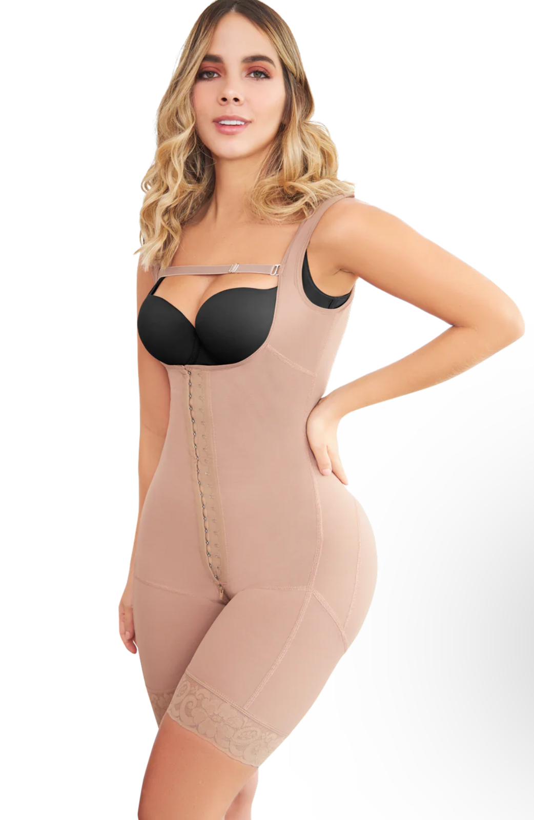 Jackie London Bodyshaper with Shorts with Wide Straps