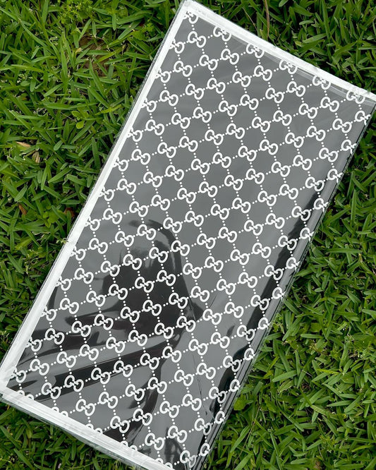 Black GG Luxury Wrapping Paper