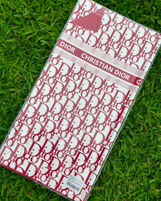 Burgundy Red Luxury Wrapping Paper