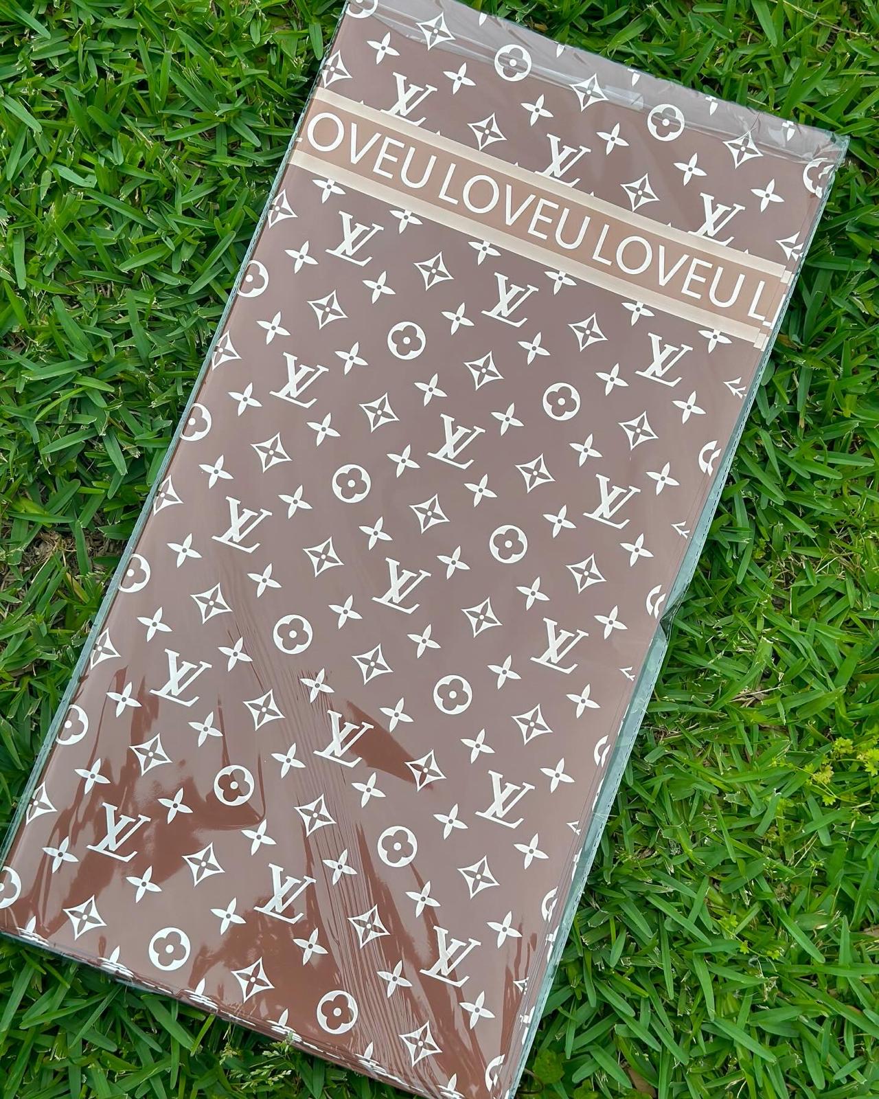 Brown LV Luxury Wrapping Paper