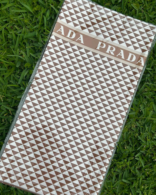 Brown Prada Luxury Wrapping Paper