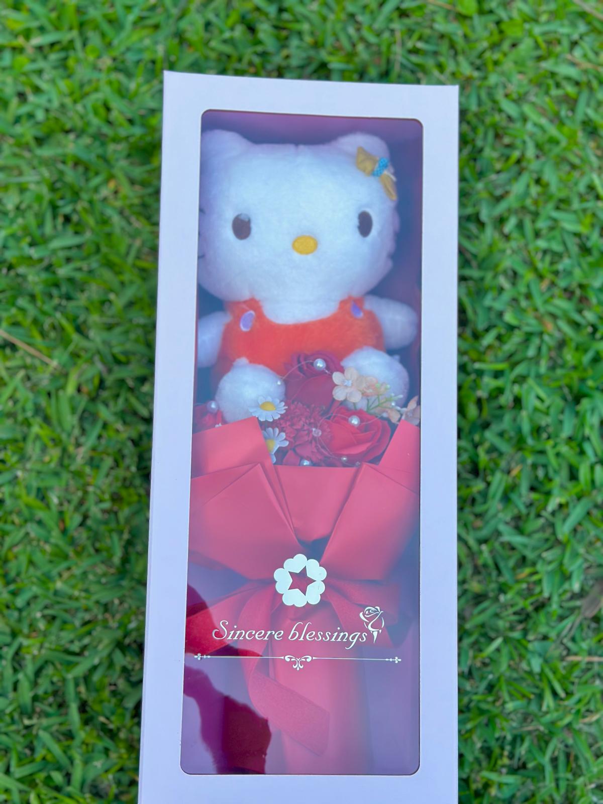 Red Hello Kitty Bouquet w/th Lights